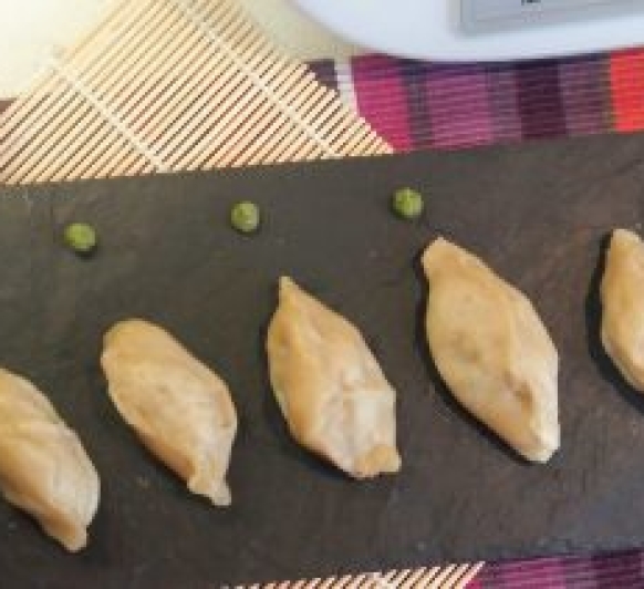 Dumplings de repollo y carne de cerdo