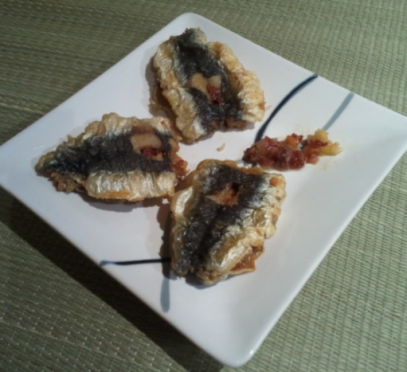 PARROCHA RELLENA DE JAMON Y QUESO