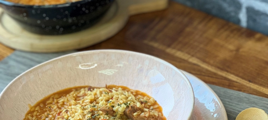 ARROZ CON CORDERO "A MI MANERA"