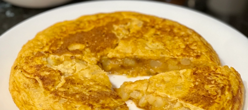 TORTILLA DE CHORIZO CON THERMOMIX