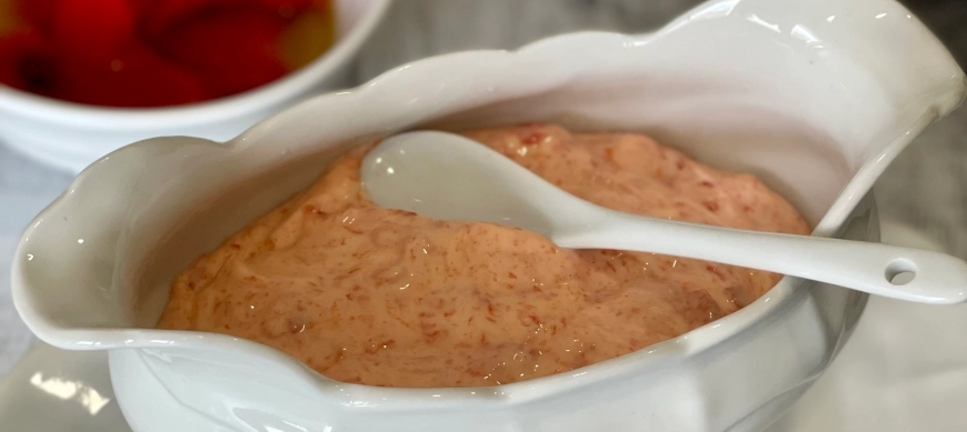 SALSA DE MAYONESA DE PIMIENTO ASADO