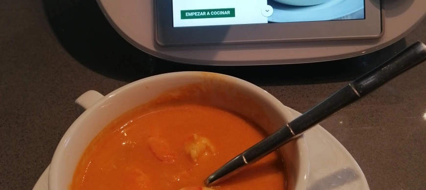 CREMA DE RAPE Y GAMBAS