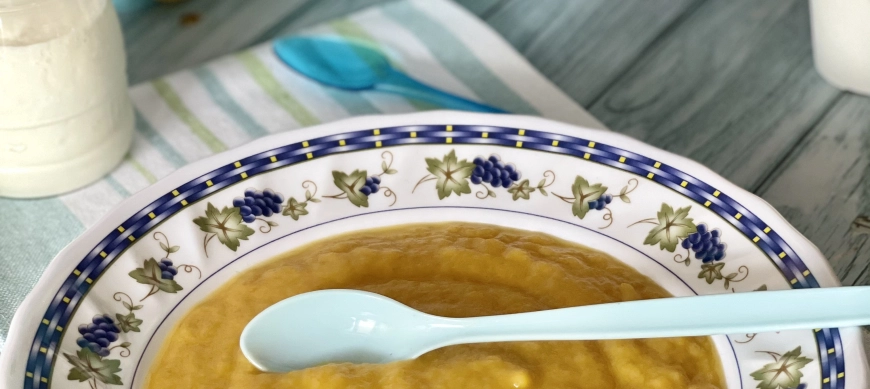 PURÉ DE VERDURAS Y POLLO