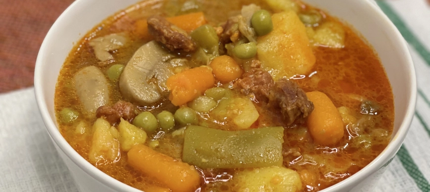 MENESTRA DE VERDURAS CON CHORIZO