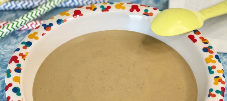 CREMA DE AVENA CON PERA