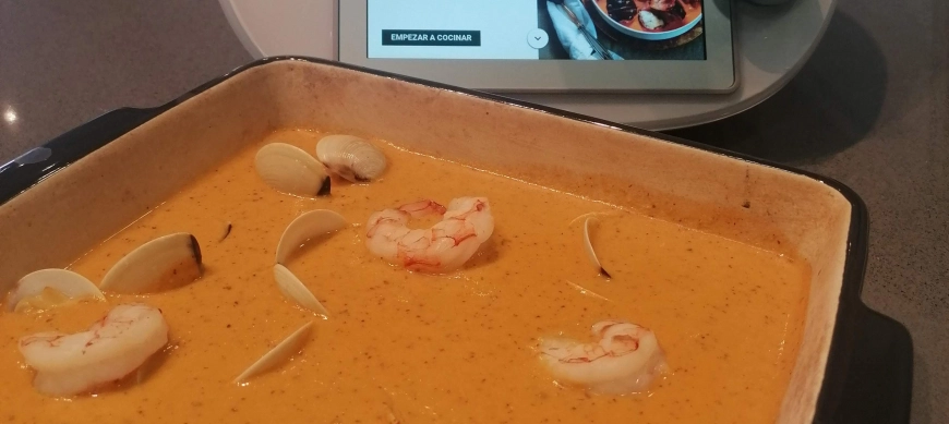 CALDERETA DE GAMBONES Y PIXIN