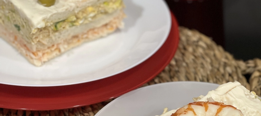 PASTEL FRÁO DE LANGOSTINOS Y ATÚN