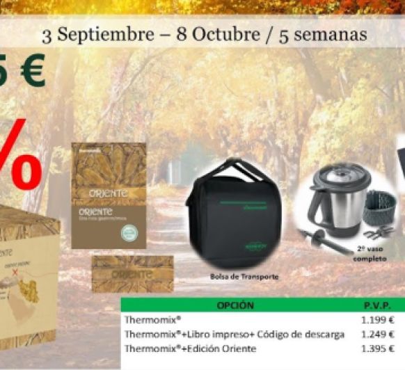 Thermomix® CON UN SEGUNDO VASO COMPLETO AL 0%