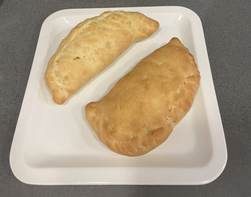 Delicioso Calzone Con Espinacas Y Queso Hecho En Casa