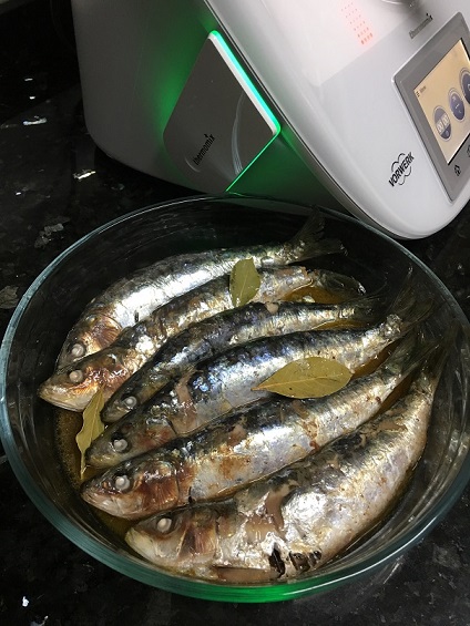 SARDINAS EN PAPILLOTE