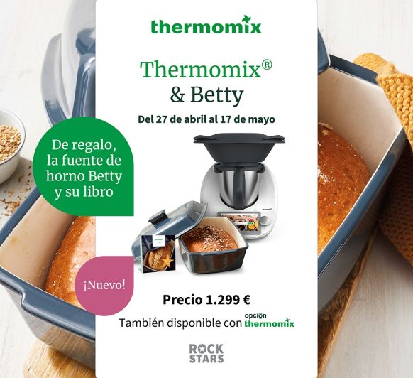 Thermomix® TM6, REGALO FUENTE BETTY Y LIBRO