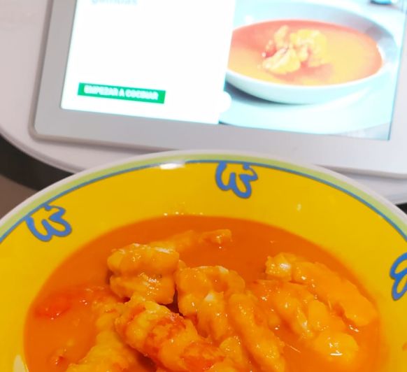 COMO PREPARAR CREMA DE LANGOSTINOS CON Thermomix®