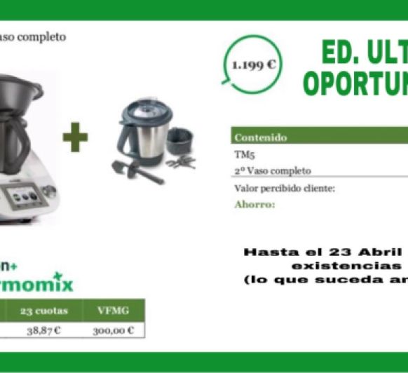 Nueva edición gran oportunidad...segundo vaso GRATIS!!!!