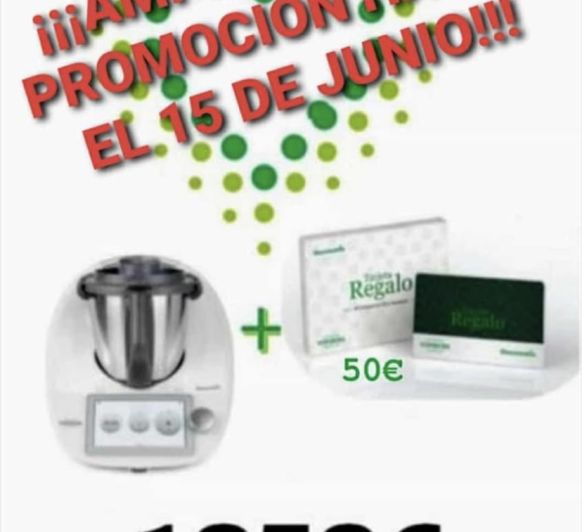 Thermomix® TM6 + tarjeta regalo hasta el 15 de junio