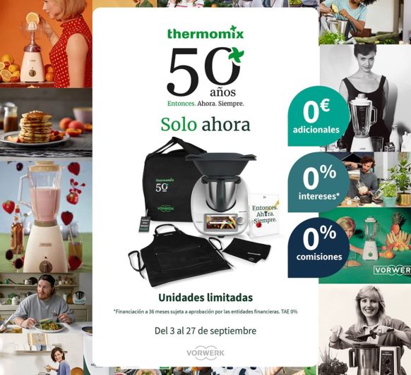 Thermomix® AL 0%, SIN GASTOS DE APERTURA Y REGALO MUY CHULI!!!
