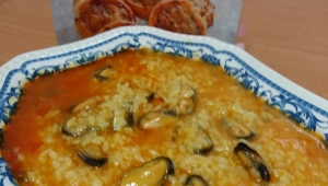 Arroz Caldoso con mejillones